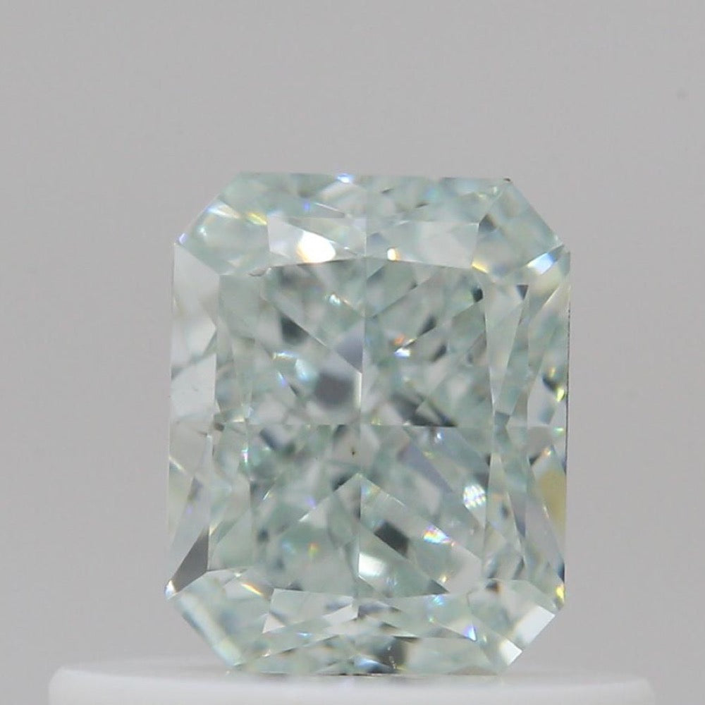 GIA 彩鑽 綠鑽 0.54ct Fancy Light Bluish Green