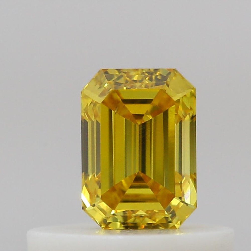 GIA 彩鑽 黃鑽 0.36ct Fancy Vivid Yellow