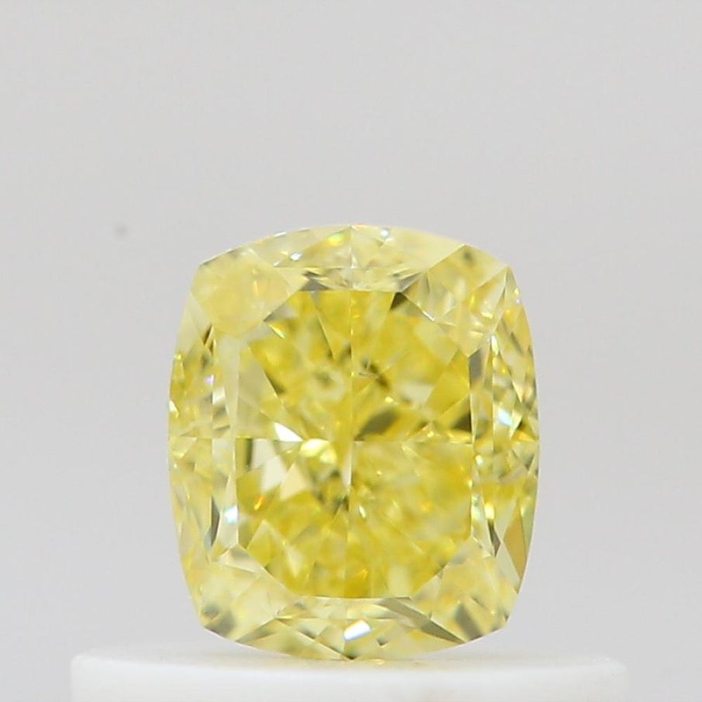 GIA 彩鑽 黃鑽 0.51ct Fancy Intense Yellow