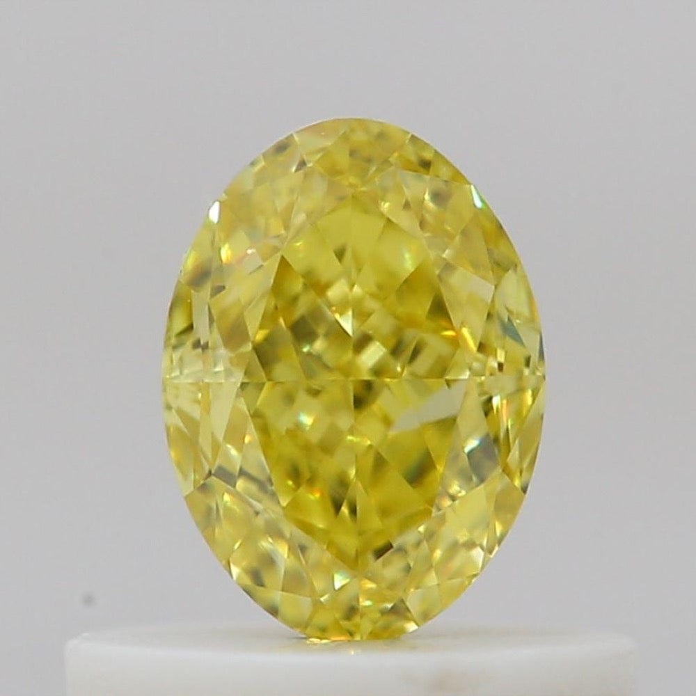 GIA 彩鑽 黃鑽 0.51ct Fancy Vivid Yellow