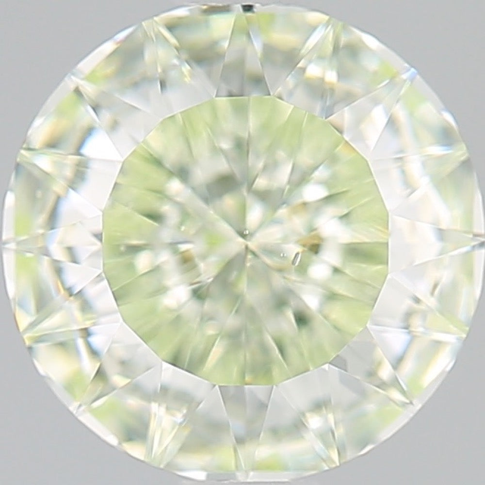 GIA 彩鑽 綠鑽 1.32ct Light Yellow-green