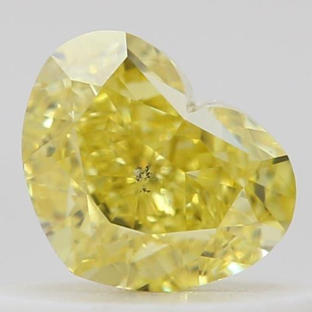 GIA 彩鑽 黃鑽 0.53ct Fancy Vivid Yellow