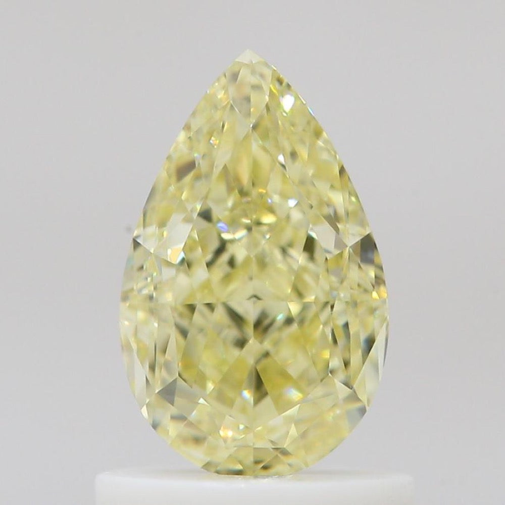 GIA 彩鑽 黃鑽 1.02ct Fancy Light Yellow