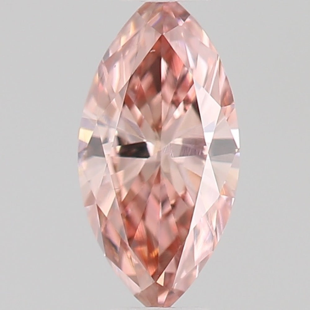 GIA 彩鑽 粉紅鑽 0.18ct Fancy Brownish Orangy Pink
