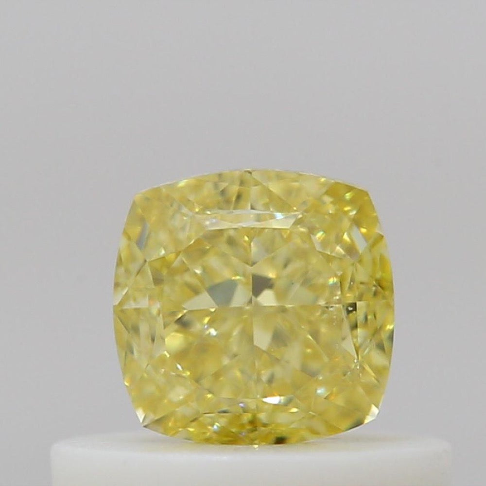 GIA 彩鑽 黃鑽 0.51ct Fancy Intense Yellow