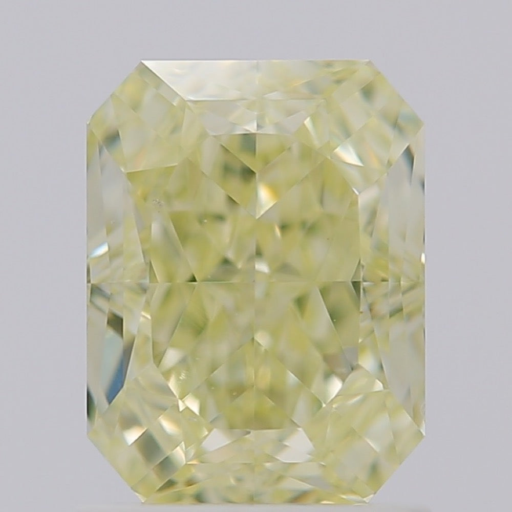 GIA 彩鑽 黃鑽 1.56ct Light Greenish Yellow