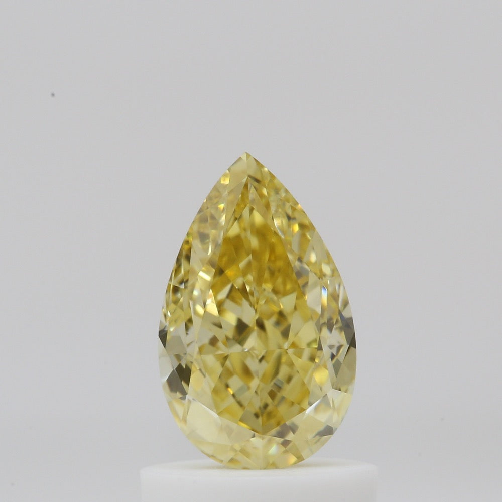 GIA 彩鑽 黃鑽 1.01ct Fancy Intense Yellow