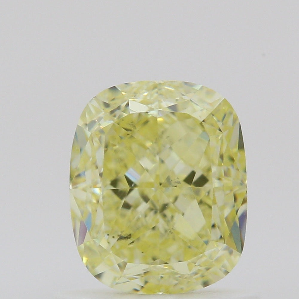 GIA 彩鑽 黃鑽 1.09ct Fancy Light Yellow
