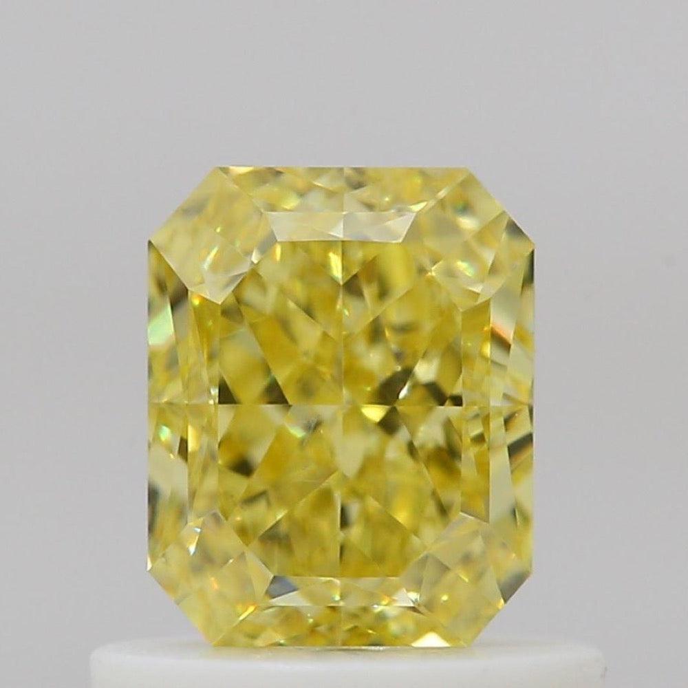 GIA 彩鑽 黃鑽 0.77ct Fancy Intense Yellow