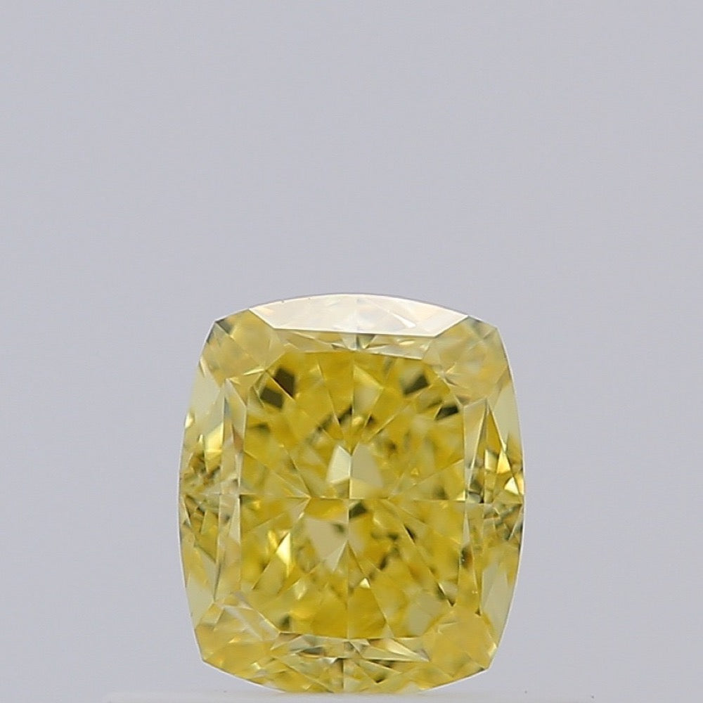 GIA 彩鑽 黃鑽 0.57ct Fancy Intense Yellow