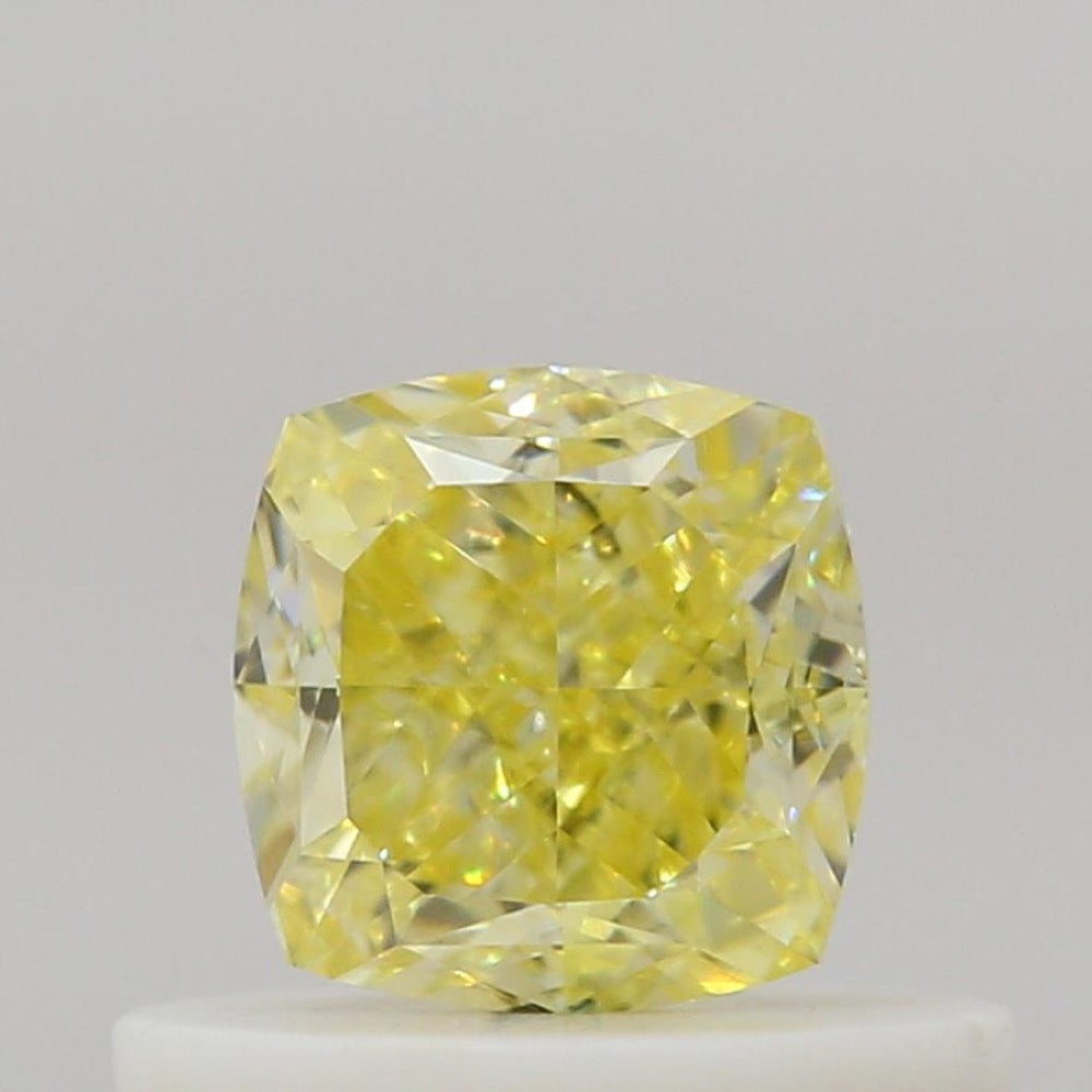 GIA 彩鑽 黃鑽 0.51ct Fancy Intense Yellow