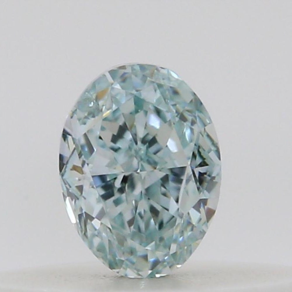 GIA 彩鑽 綠鑽 0.18ct Fancy Blue-green