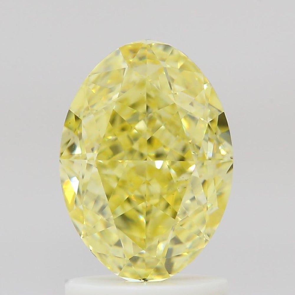 GIA 彩鑽 黃鑽 2.01ct Fancy Intense Yellow