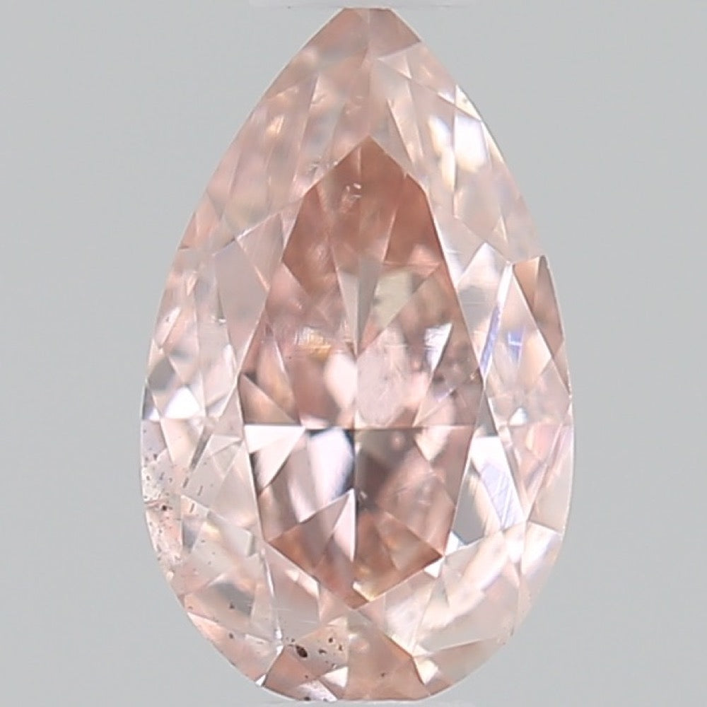 GIA 彩鑽 粉紅鑽 0.4ct Fancy Brownish Orangy Pink