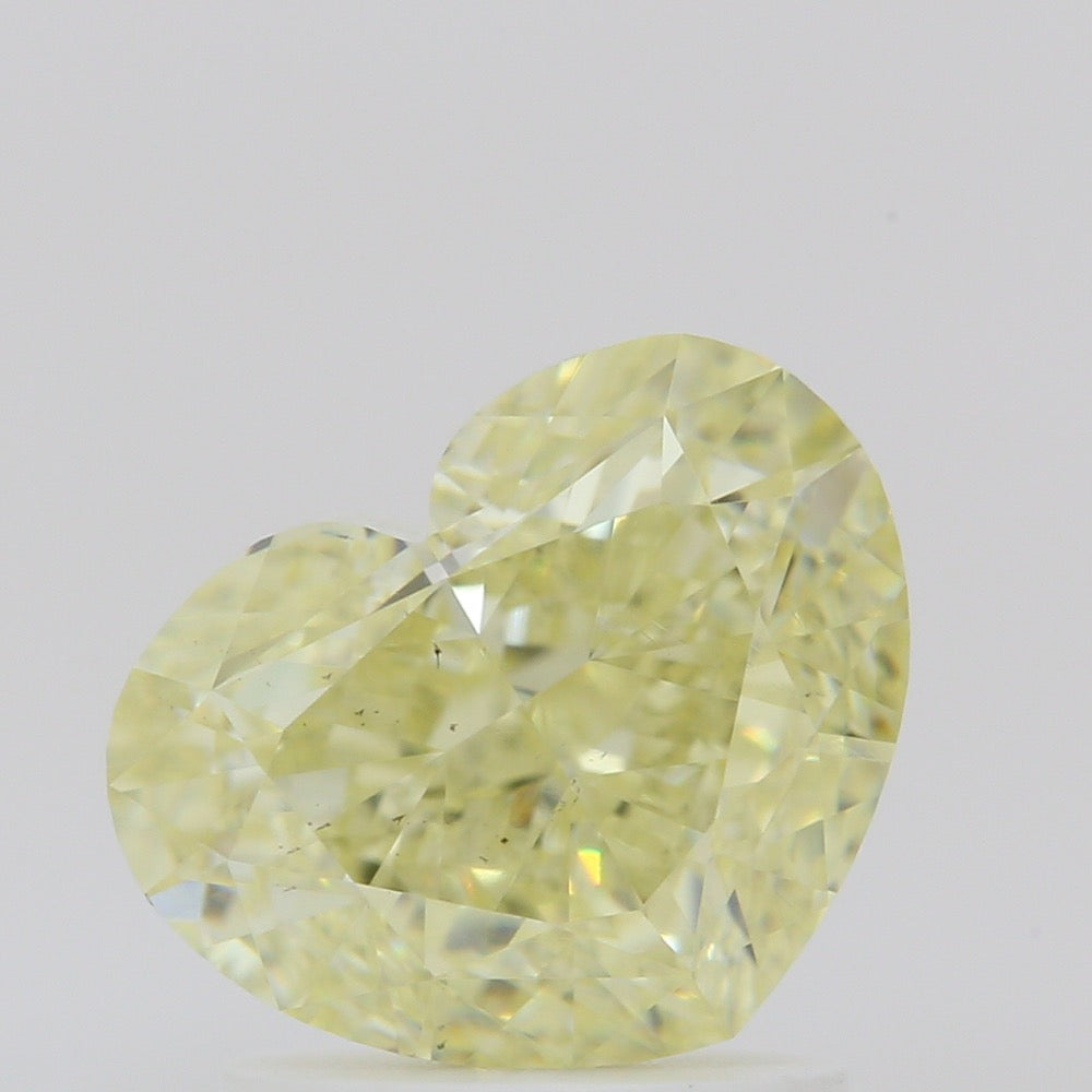 GIA 彩鑽 黃鑽 2.13ct Fancy Light Yellow