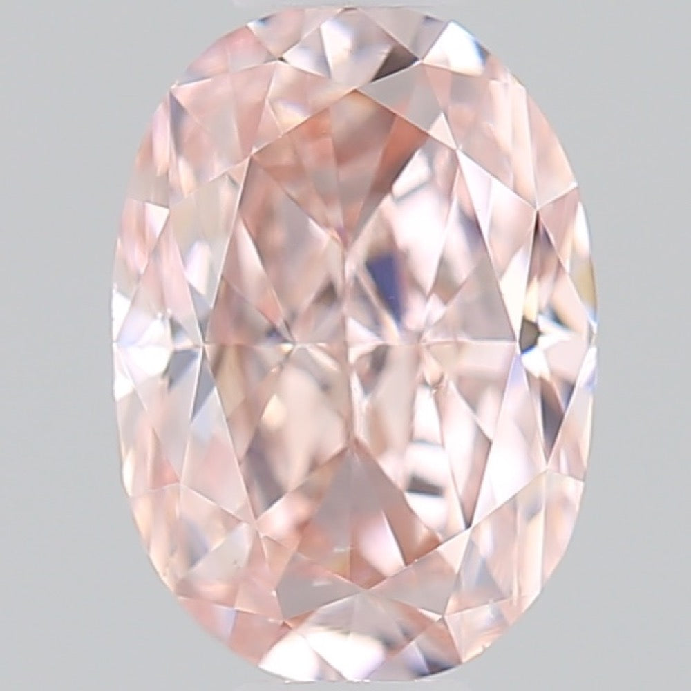 GIA 彩鑽 粉紅鑽 0.5ct Fancy Orangy Pink