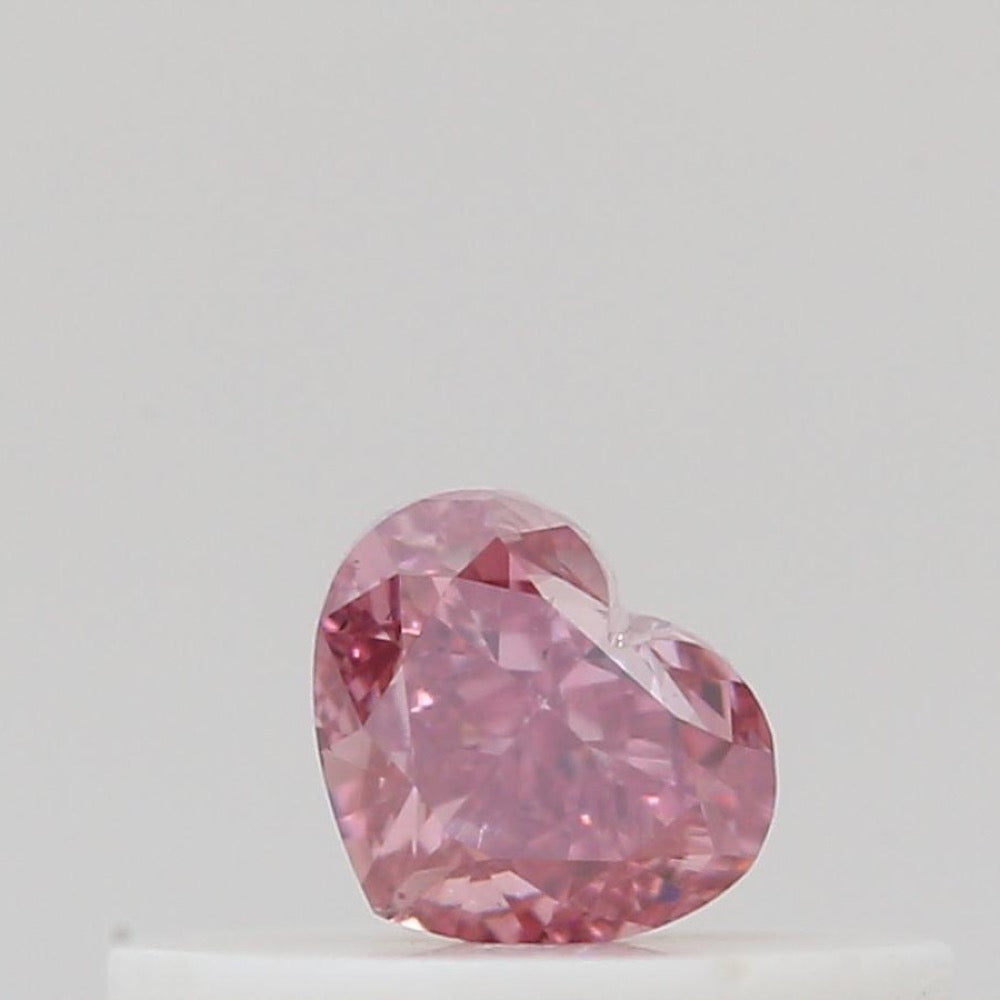 GIA 彩鑽 粉紅鑽 0.19ct Fancy Intense Pink