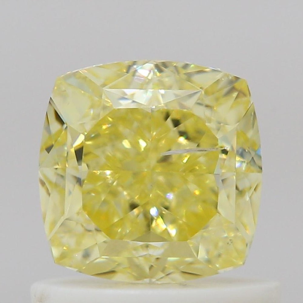 GIA 彩鑽 黃鑽 1.02ct Fancy Yellow