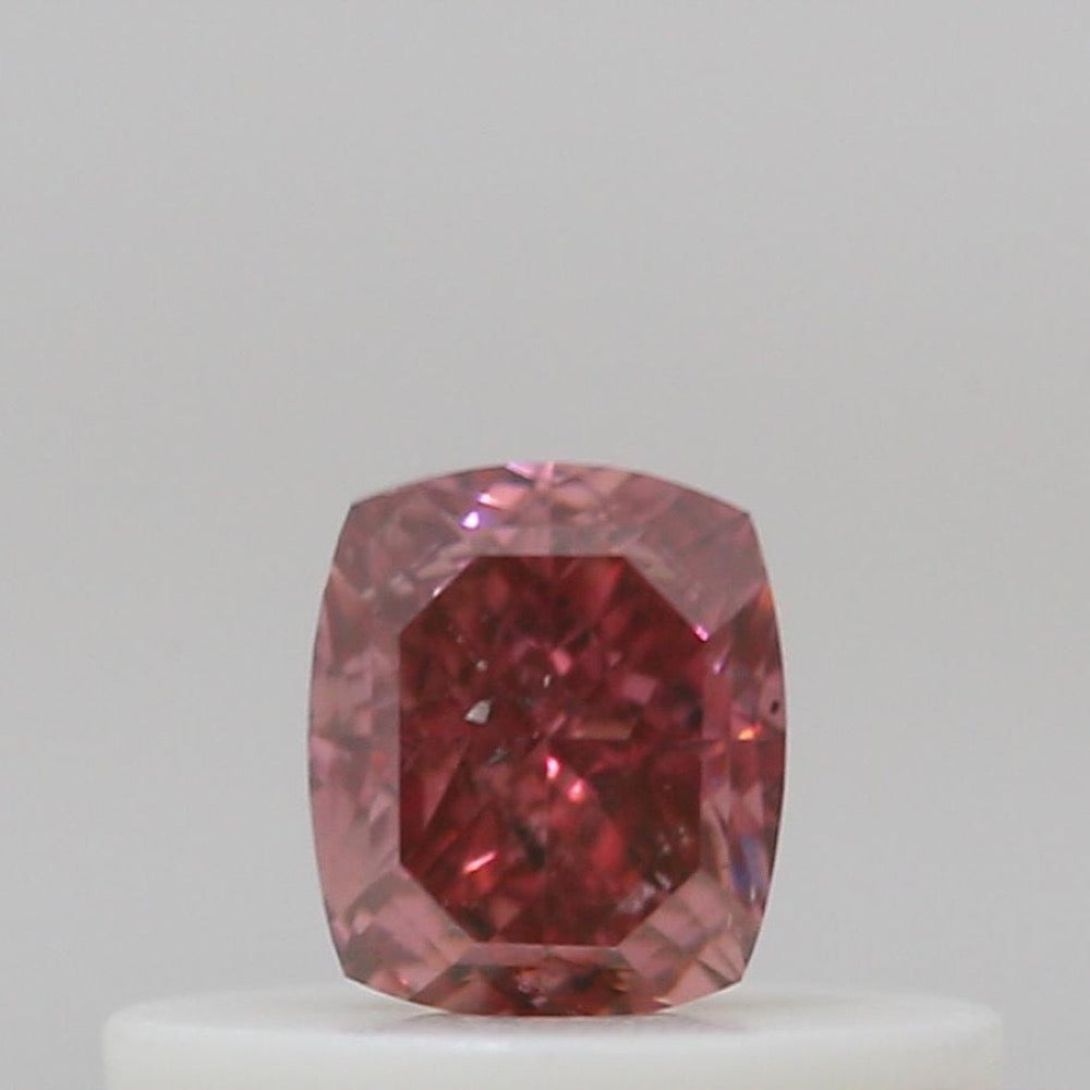 GIA 彩鑽 粉紅鑽 0.26ct Fancy Deep Orangy Pink