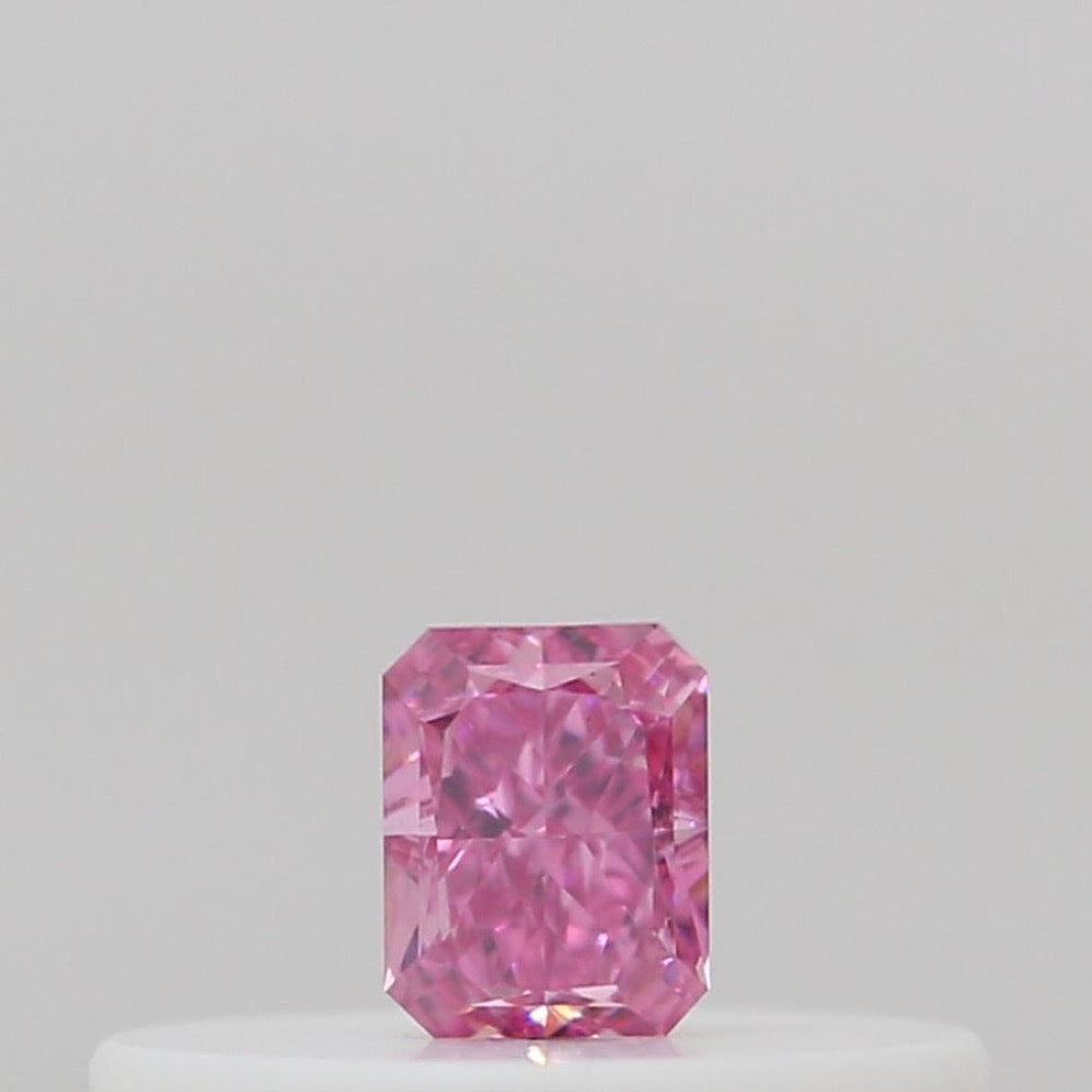 GIA 彩鑽 粉紅鑽 0.09ct Fancy Vivid Purplish Pink
