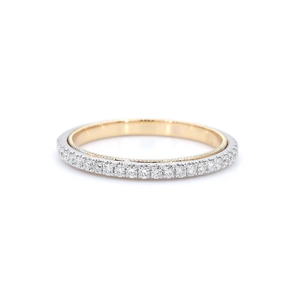 18K Two-Tone Gold 0.32ct Diamond Ring