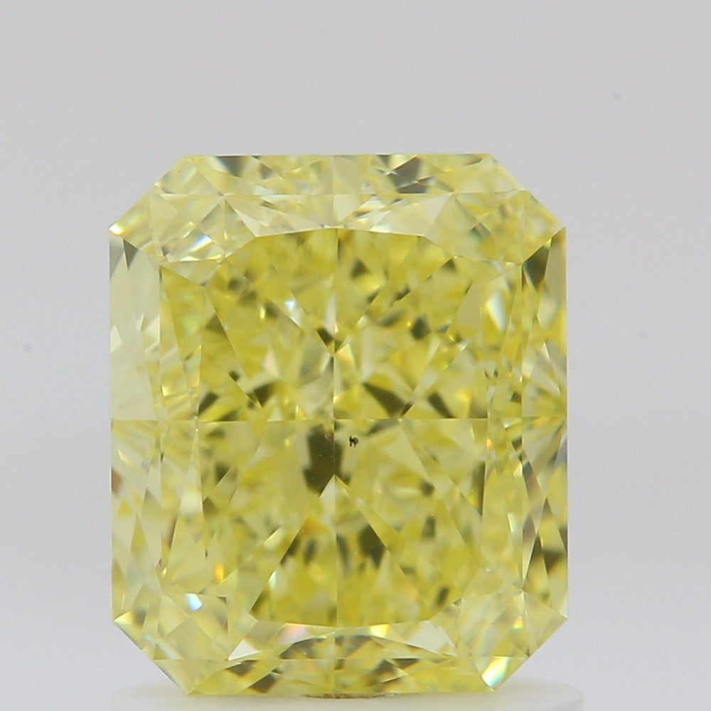 GIA 彩鑽 黃鑽 1.65ct Fancy Intense Yellow