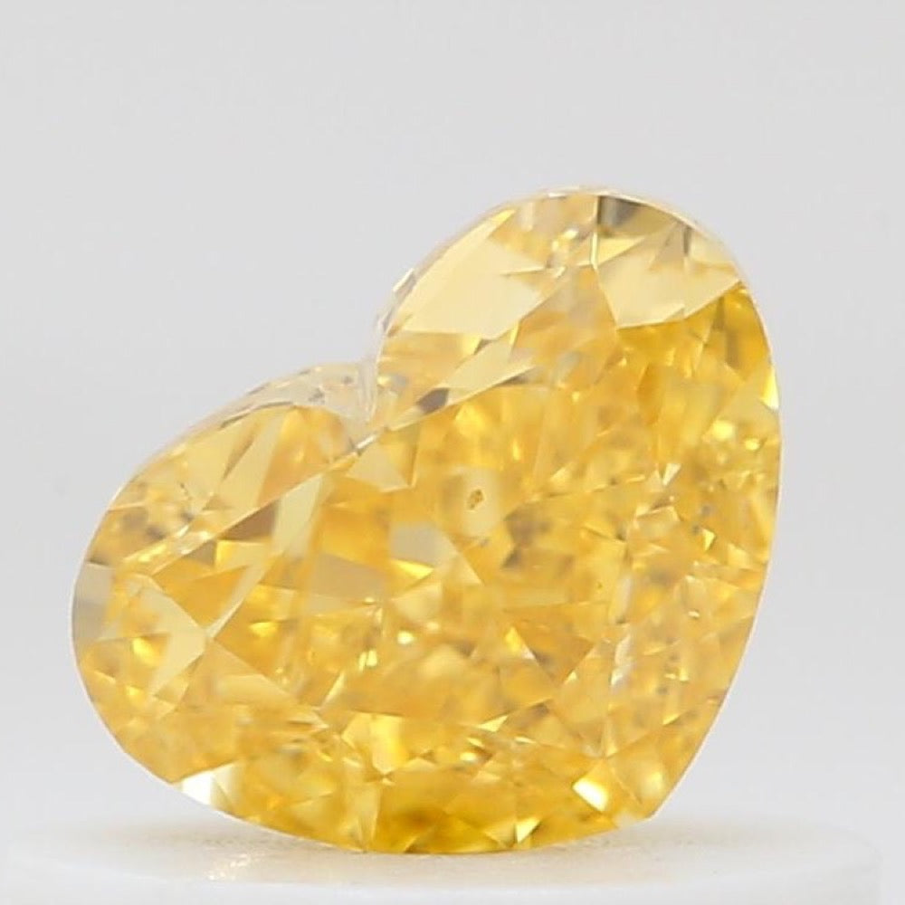 GIA 彩鑽 黃鑽 0.5ct Fancy Vivid Orangy Yellow