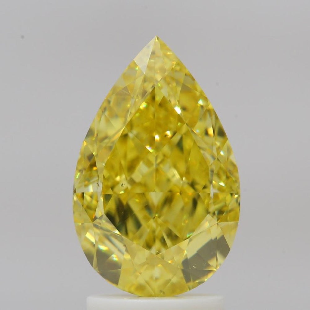 GIA 彩鑽 黃鑽 3.02ct Fancy Vivid Yellow