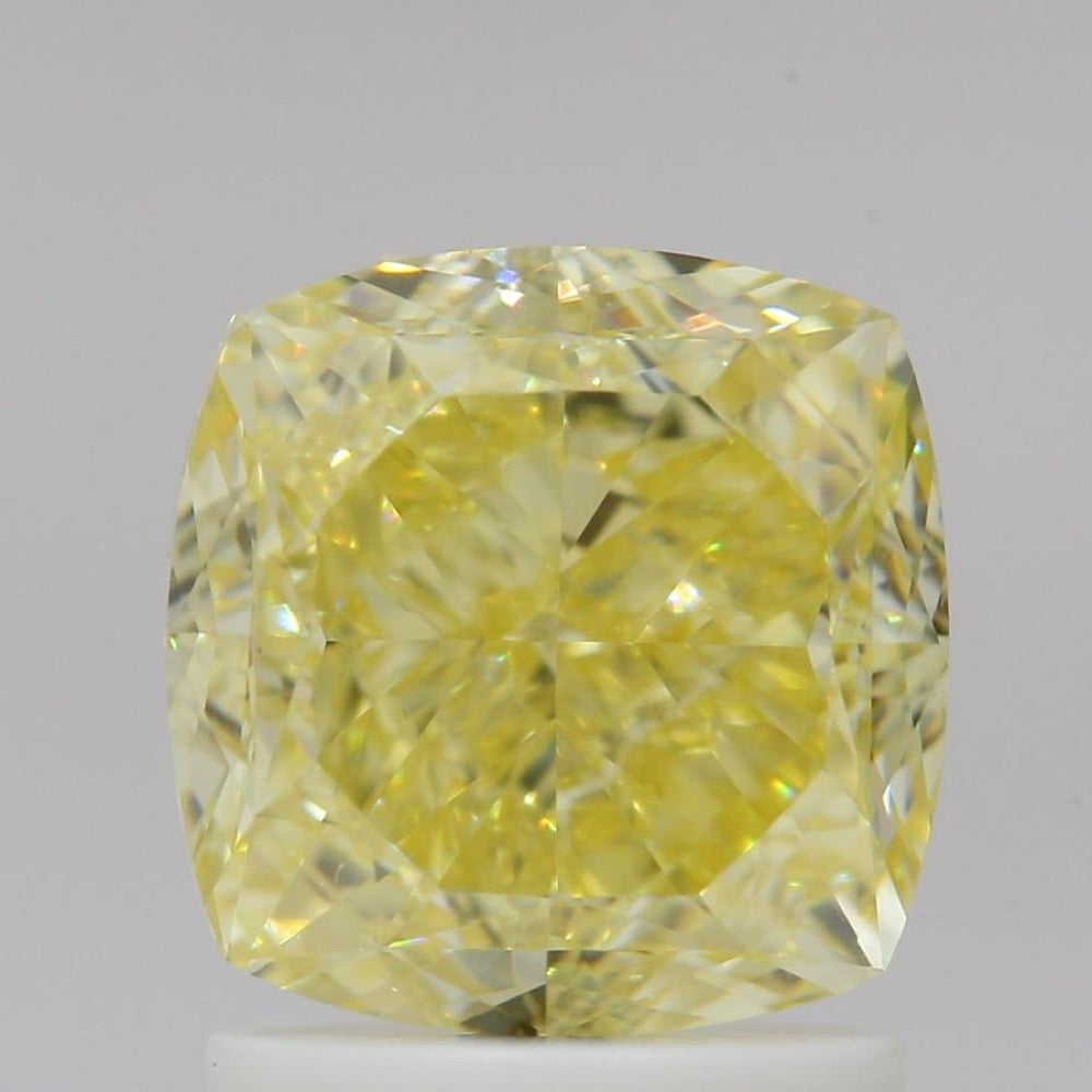 GIA 彩鑽 黃鑽 2.01ct Fancy Intense Yellow