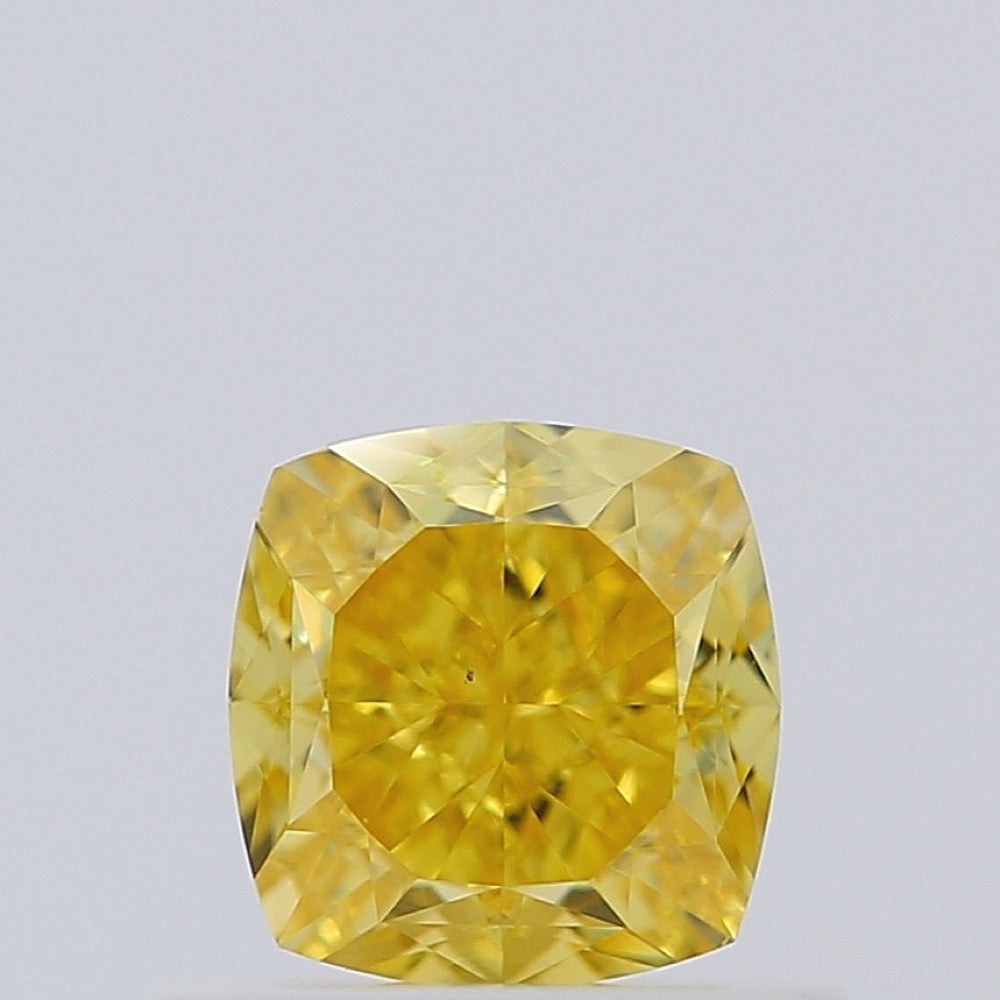 GIA 彩鑽 黃鑽 0.71ct Fancy Vivid Yellow