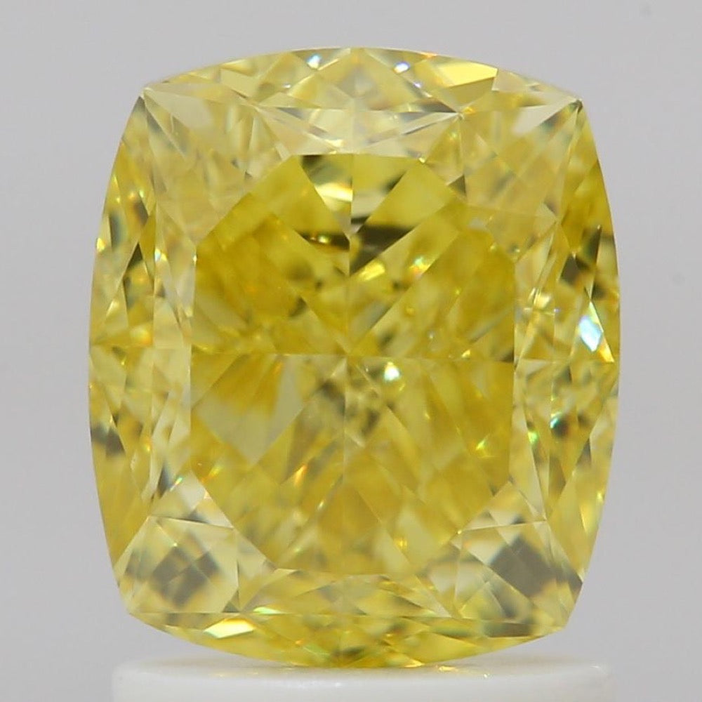 GIA 彩鑽 黃鑽 2.01ct Fancy Vivid Yellow