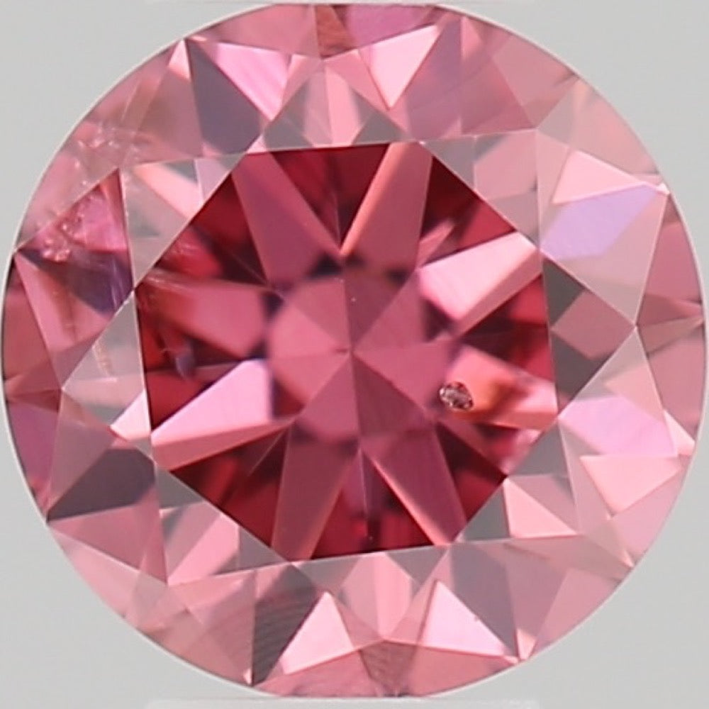 GIA 彩鑽 粉紅鑽 0.15ct Fancy Vivid Pink