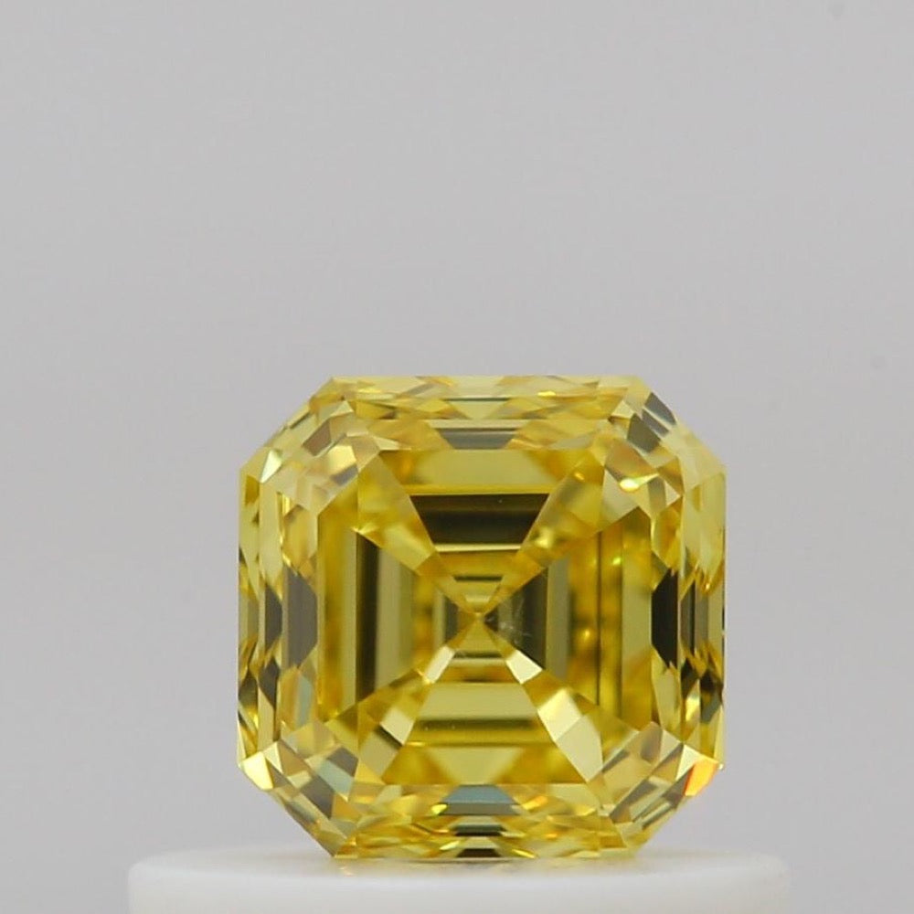GIA 彩鑽 黃鑽 0.54ct Fancy Vivid Yellow