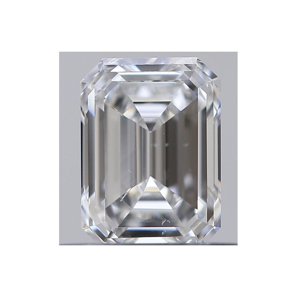 GIA 天然美鑽 祖母綠形 0.5ct F SI1