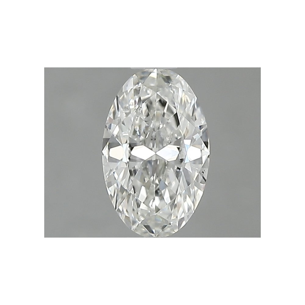 GIA 天然美鑽 橢圓形 0.5ct F SI2