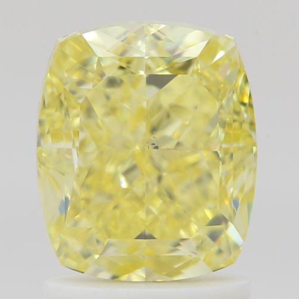 GIA 彩鑽 黃鑽 2.02ct Fancy Intense Yellow