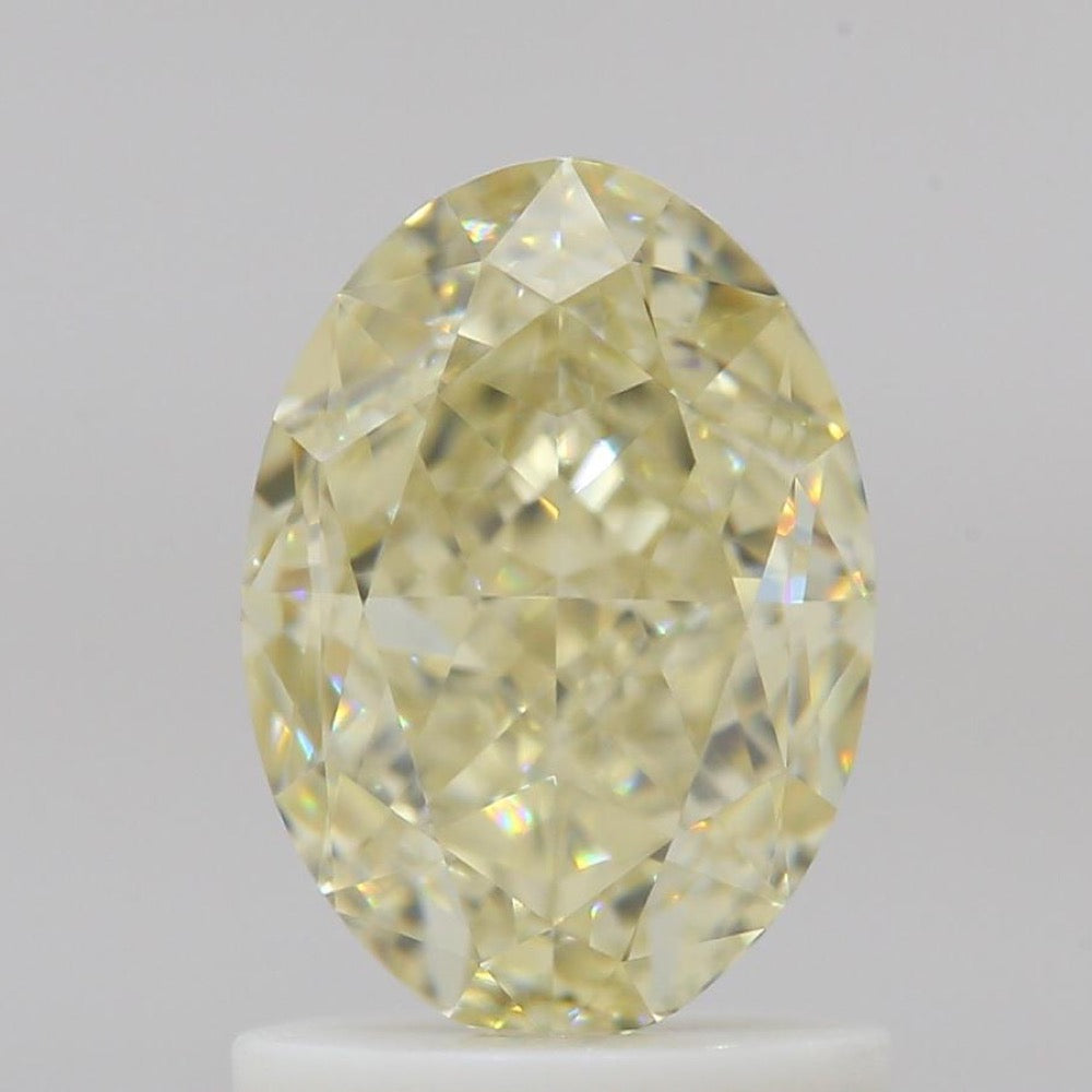 GIA Natural Diamond Oval 1.51ct Y-Z VVS2