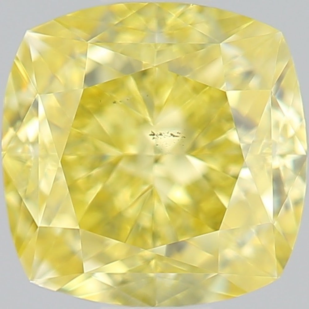 GIA 彩鑽 黃鑽 0.91ct Fancy Intense Yellow