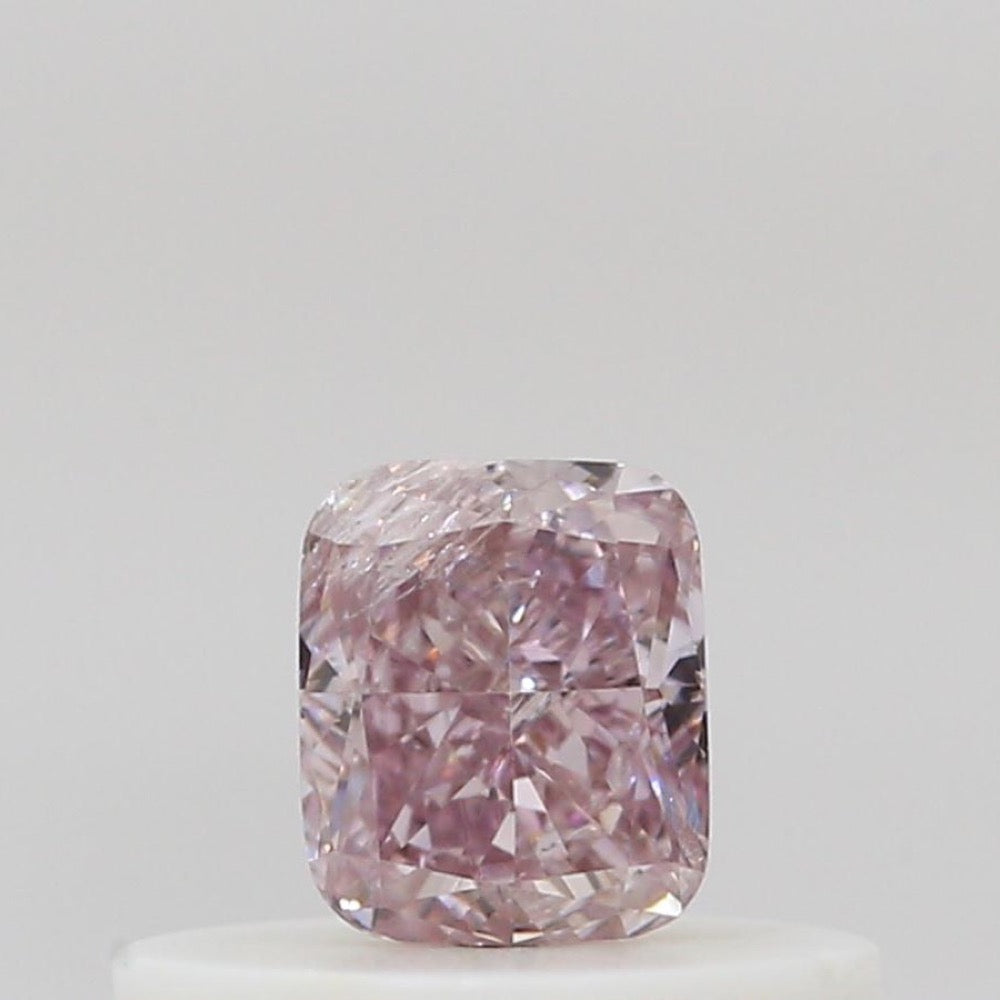 GIA 彩鑽 粉紅鑽 0.26ct Fancy Purplish Pink