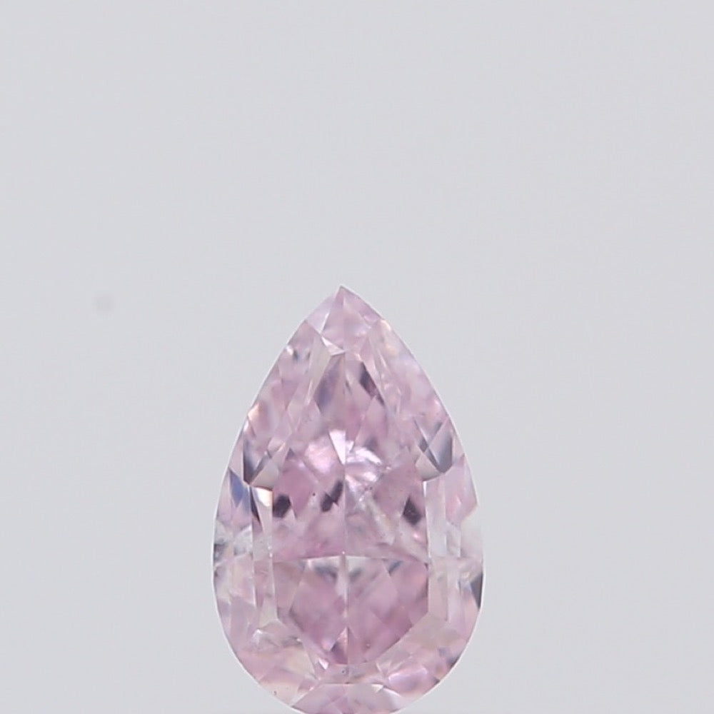 GIA 彩鑽 粉紅鑽 0.3ct Fancy Light Purplish Pink