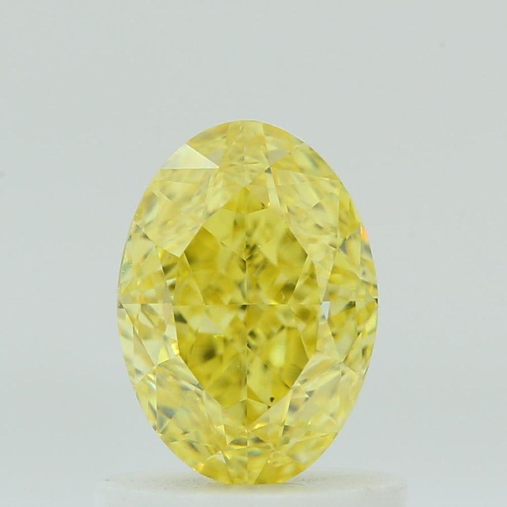 GIA 彩鑽 黃鑽 1ct Fancy Vivid Yellow