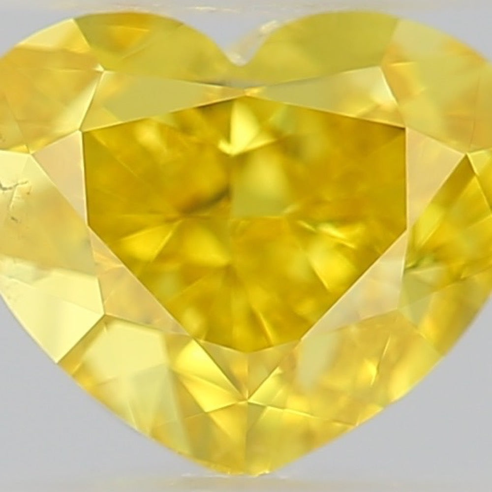 GIA 彩鑽 黃鑽 0.5ct Fancy Vivid Yellow