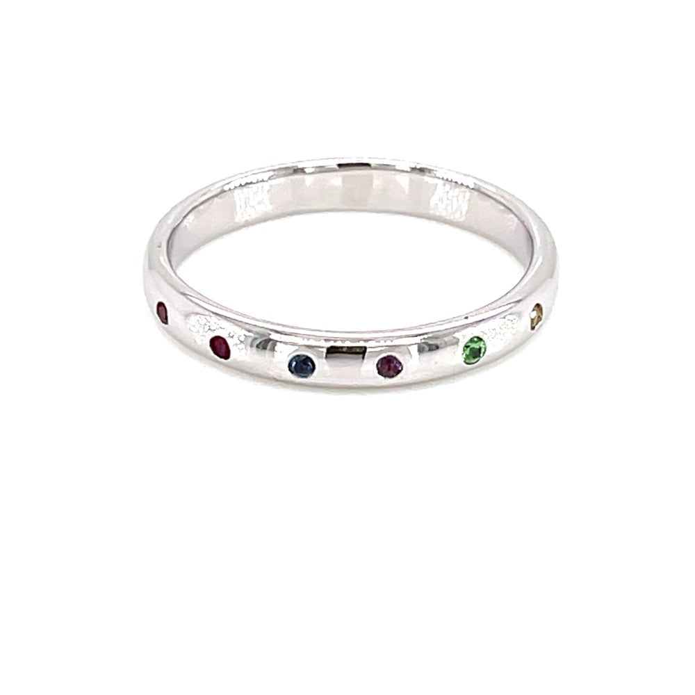 18K White Gold 0.07ct Diamond Ring