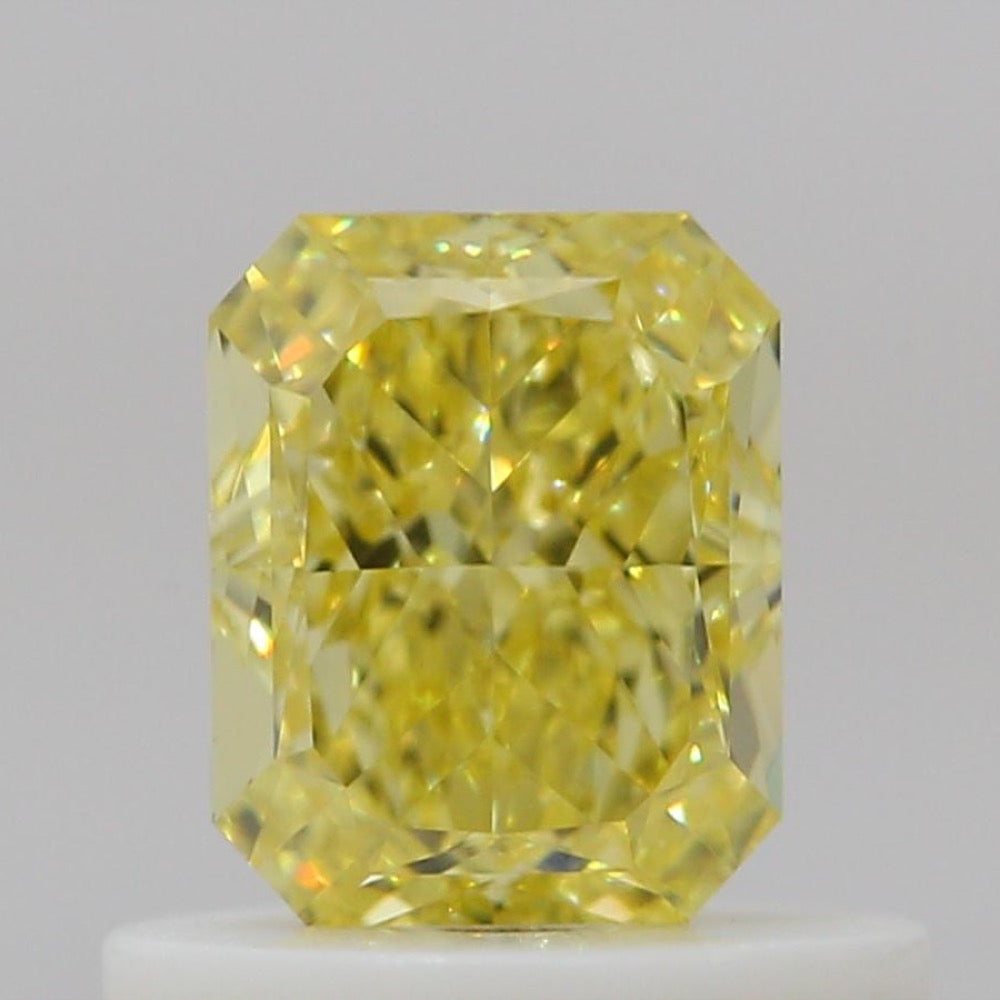 GIA 彩鑽 黃鑽 0.61ct Fancy Vivid Yellow