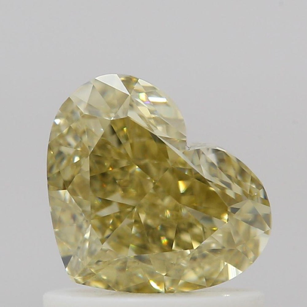 GIA 彩鑽 黃鑽 1.01ct Fancy Brownish Greenish Yellow