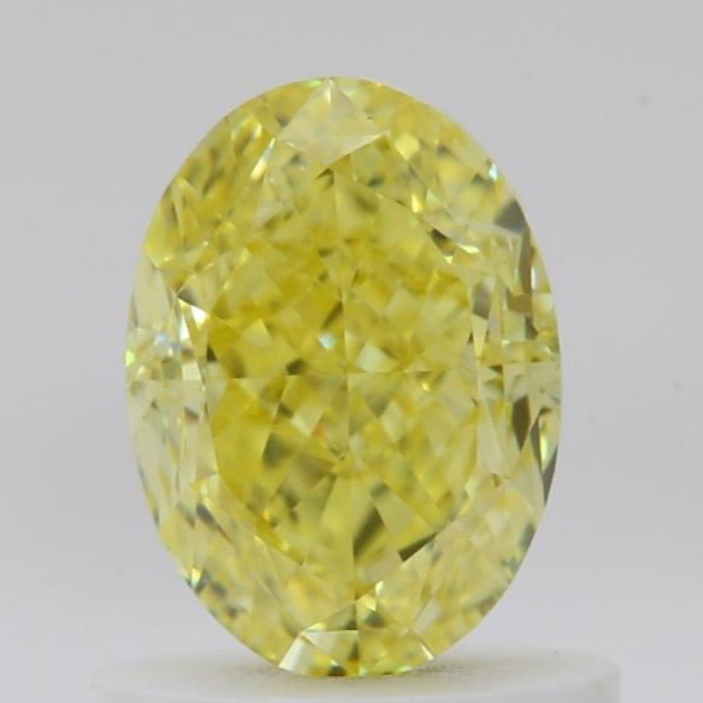 GIA 彩鑽 黃鑽 1ct Fancy Intense Yellow