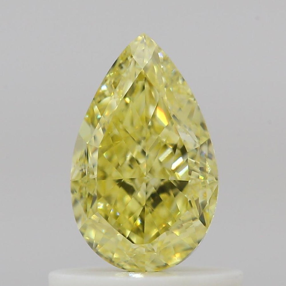 GIA 彩鑽 黃鑽 0.79ct Fancy Intense Yellow