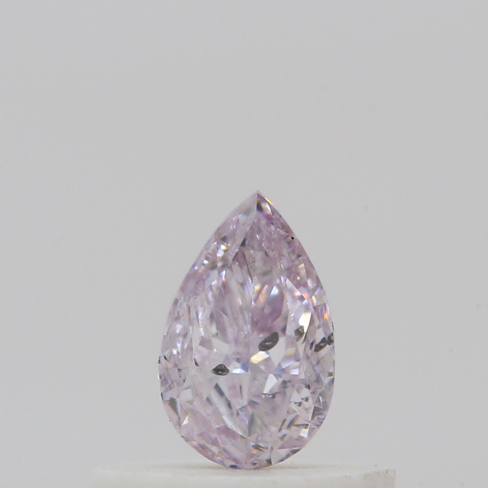 GIA 彩鑽 粉紅鑽 0.3ct Fancy Light Purplish Pink
