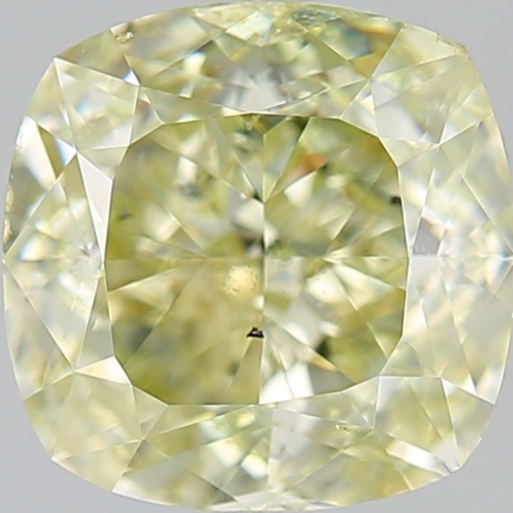 GIA 彩鑽 綠鑽 2.22ct Fancy Yellow-green