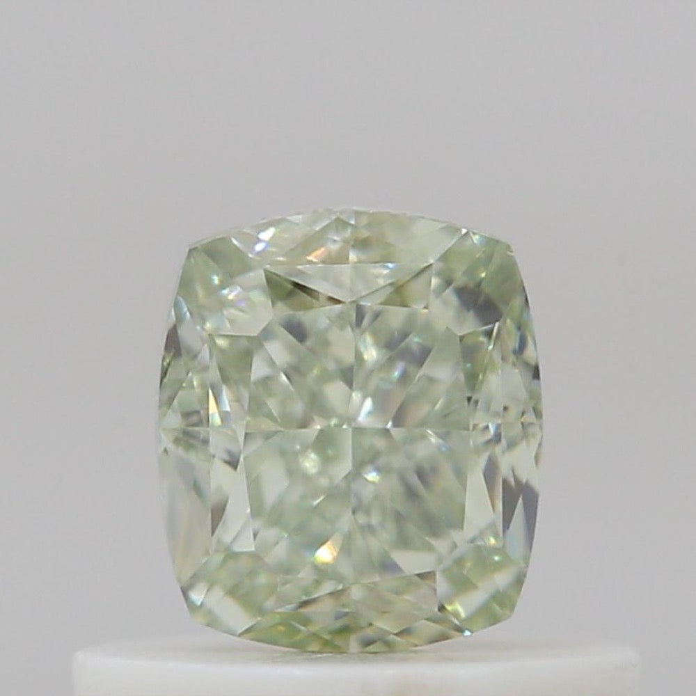 GIA 彩鑽 綠鑽 0.54ct Fancy Yellow-green